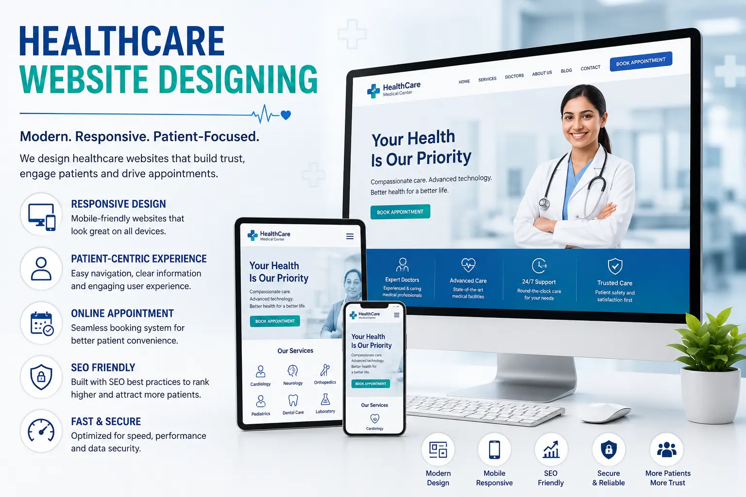 Healthcare Website Designing